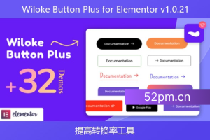 Wiloke Button Plus for Elementor v1.0.21 – 提高转换率工具