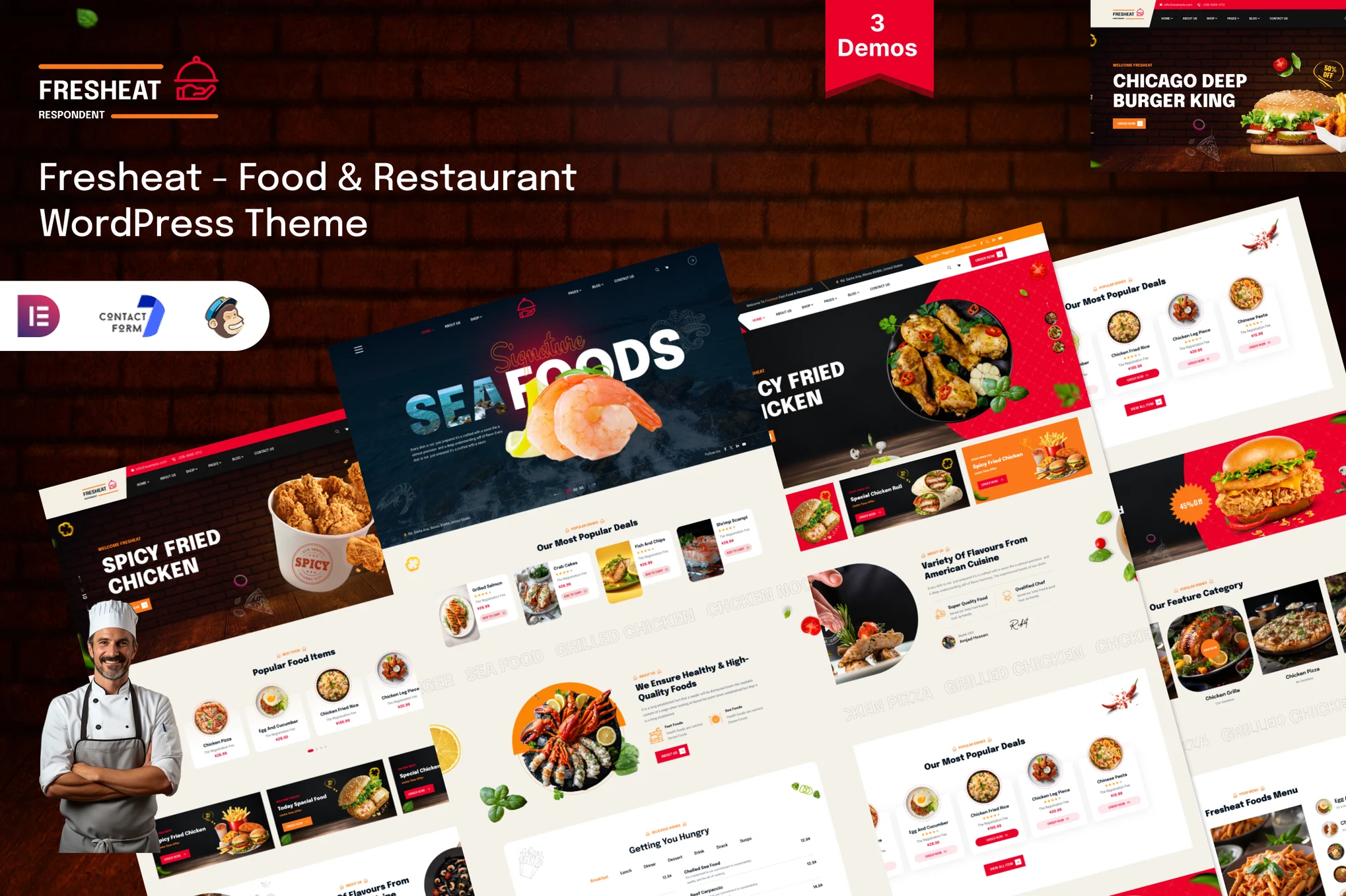 Fodis – 餐厅和咖啡厅 WordPress 主题