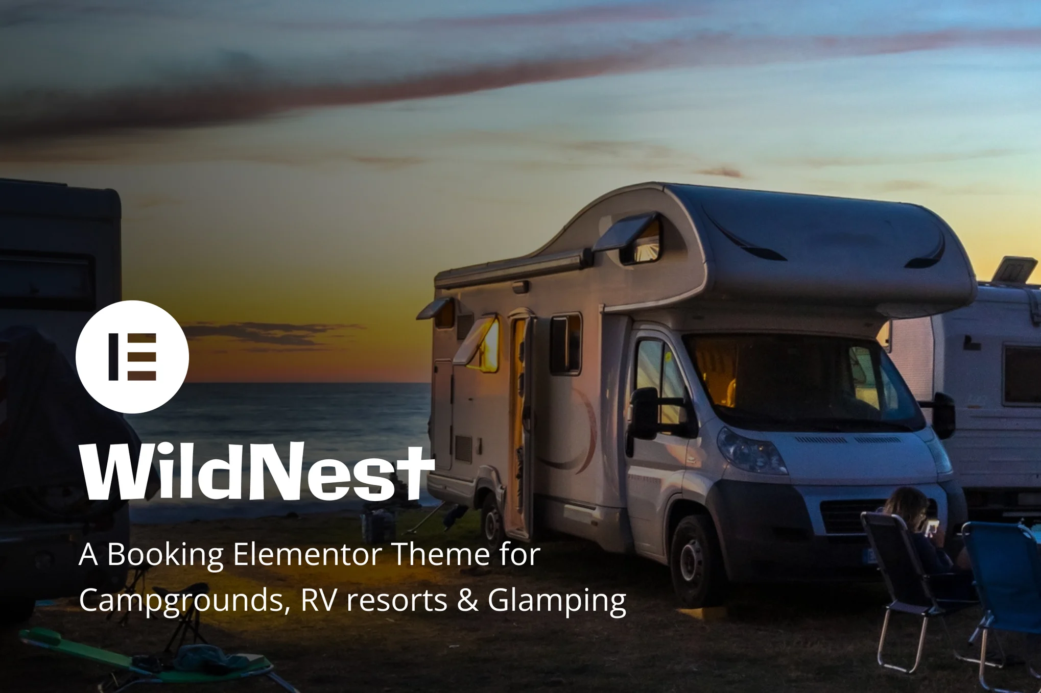 WildNest – 露营地和房车公园预订主题