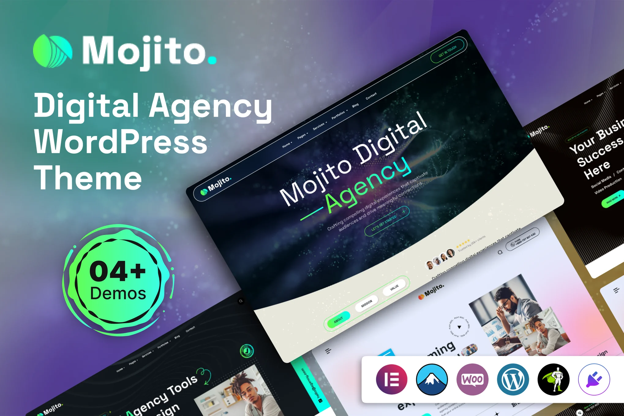 Mojito-数字代理 WordPress 主题