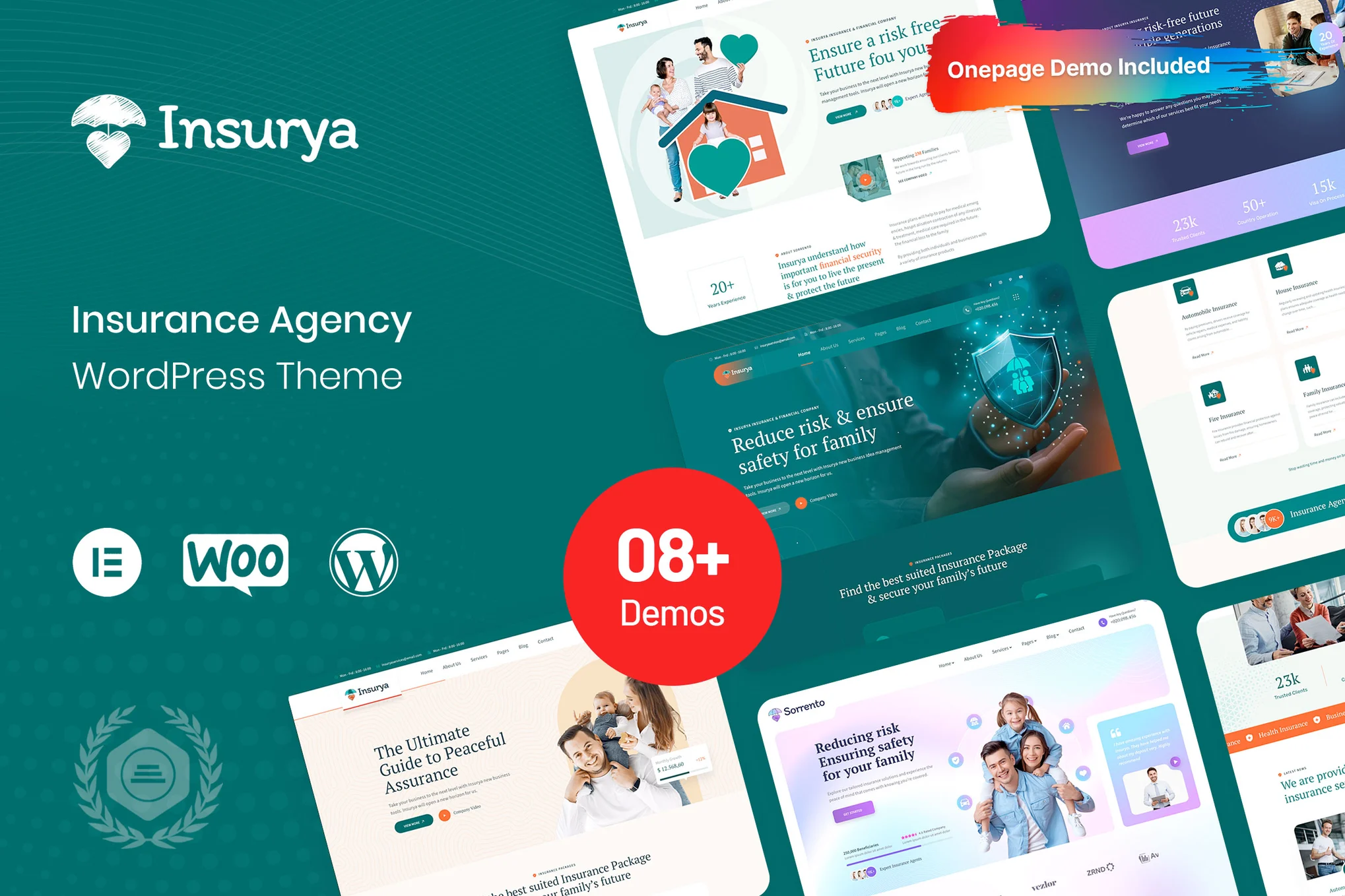 Insurya-保险 WordPress 主题