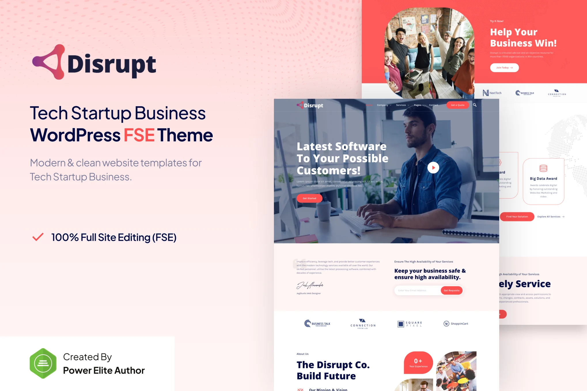 Disrupt – 科技创业公司 WordPress 主题