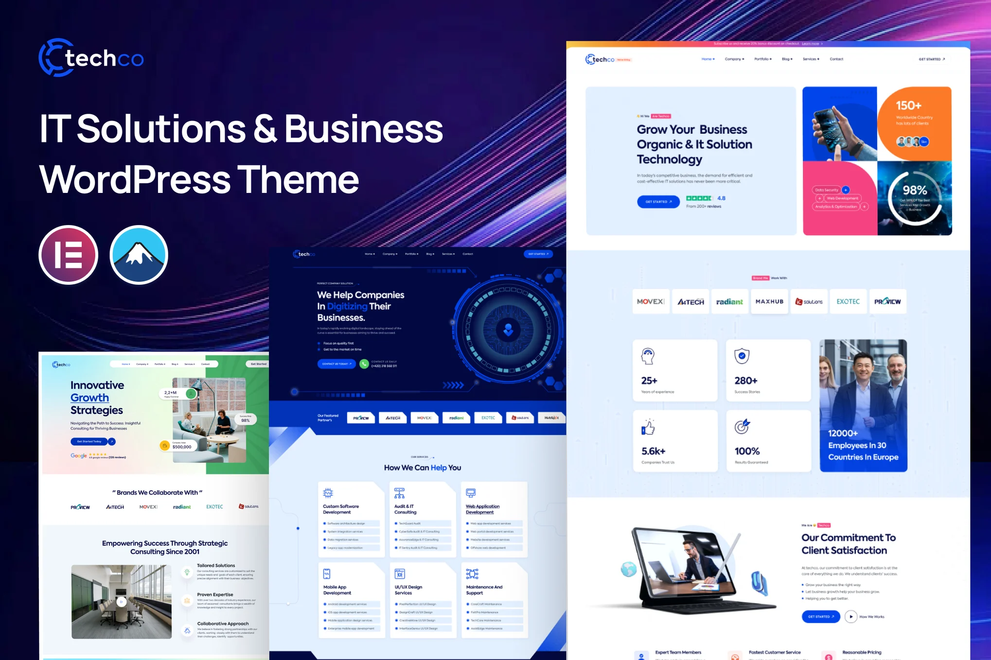 Techco – IT 解决方案和商业 WordPress 主题